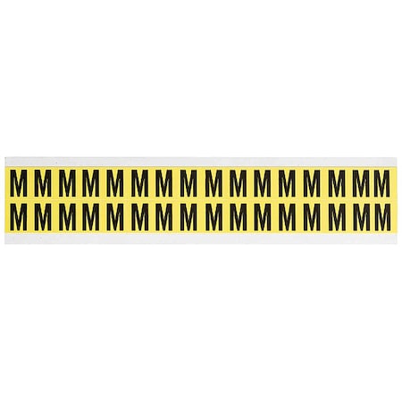 LetterLabel, Vinyl, 3/4inH, 5/8inW, PK32 MPN:3420-M