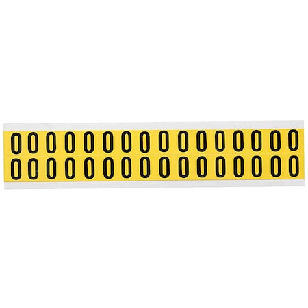 LetterLabel, Vinyl, 3/4inH, 5/8inW, PK32 MPN:3420-O