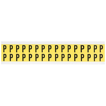LetterLabel, Vinyl, 3/4inH, 5/8inW, PK32 MPN:3420-P