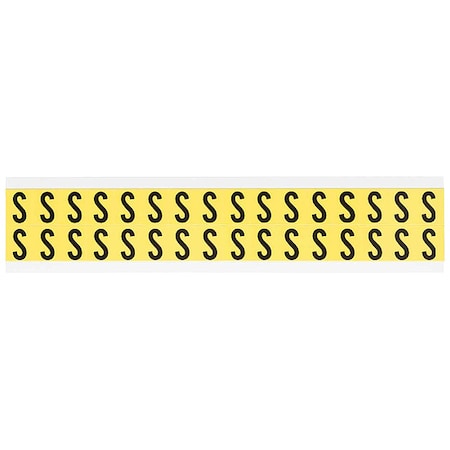 LetterLabel, Vinyl, 3/4inH, 5/8inW, PK32 MPN:3420-S