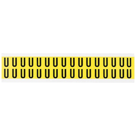 LetterLabel, Vinyl, 3/4inH, 5/8inW, PK32 MPN:3420-U