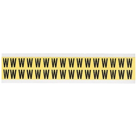 LetterLabel, Vinyl, 3/4inH, 5/8inW, PK32 MPN:3420-W