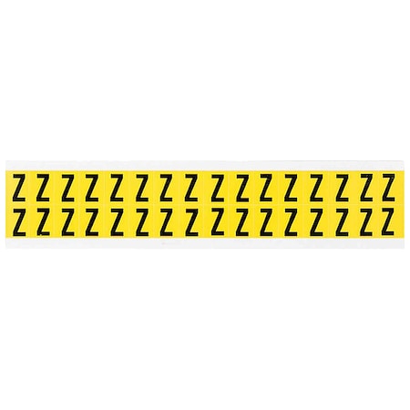 LetterLabel, Vinyl, 3/4inH, 5/8inW, PK32 MPN:3420-Z