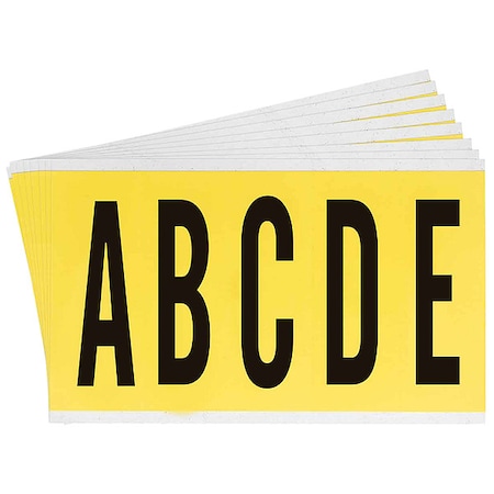 LetterLabelSet, Vinyl, 5inH, 1-3/4inW, PK25 MPN:3460-LTR KIT