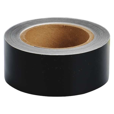 Pipe Marking Tape, Blck, 2in W, 90ft Roll L MPN:36311