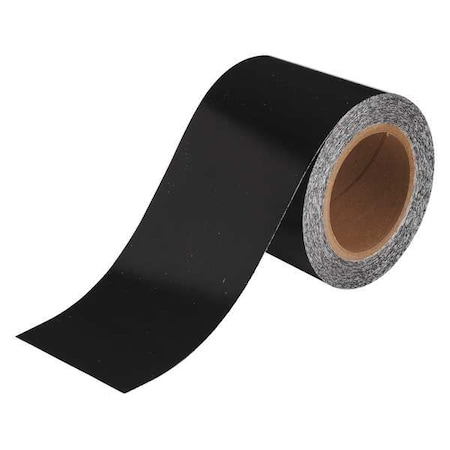 Pipe Marking Tape, Blck, 4in W, 90ft Roll L MPN:36316
