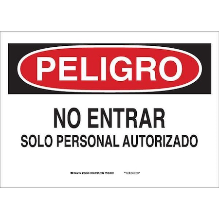 Security Sign, 10X14