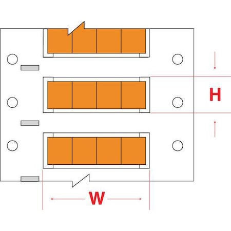 Write On Orange Wire Marker Sleeves, PermaSleeve® Polyolefin, 3PS-187-2-OR-S-4 MPN:3PS-187-2-OR-S-4