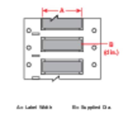 Sleeve Label, Gray, Polyolefin, 3/4 in W MPN:3PS-750-2-GY