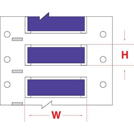 Write On Violet Wire Marker Sleeves, PermaSleeve® Polyolefin, 3PS-750-2-VT-S MPN:3PS-750-2-VT-S