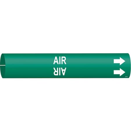Pipe Marker, Air, 2 13/16 in H, 2 4/5 in W MPN:4001-D
