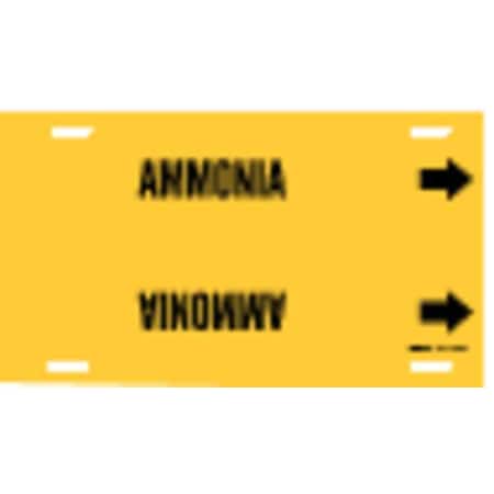 Pipe Marker, Ammonia, Yellow, 10 to 15 In MPN:4005-H