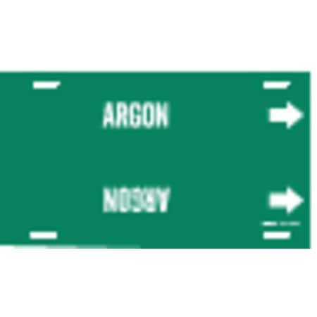 Pipe Marker, Argon, Green, 8 to 9-7/8 In MPN:4006-G