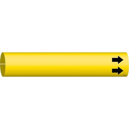 Pipe Marker, (Blank), Yel, 2-1/2 to3-7/8 In MPN:4010-C