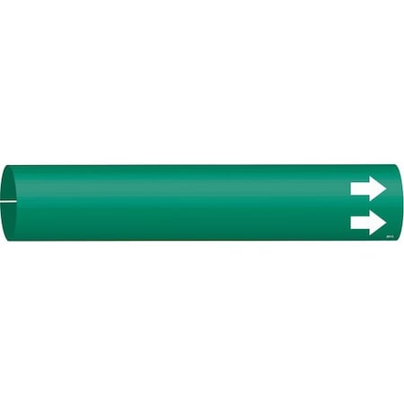 Pipe Marker, (Blank), Green, 4 to 6 In MPN:4011-D