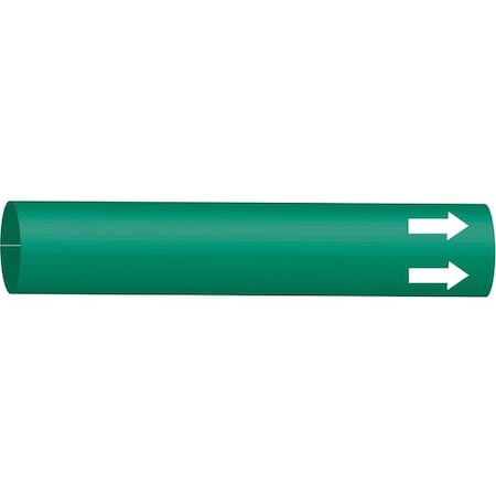 Pipe Marker, (Blank), Green, 6 to 9-7/8 In MPN:4011-F