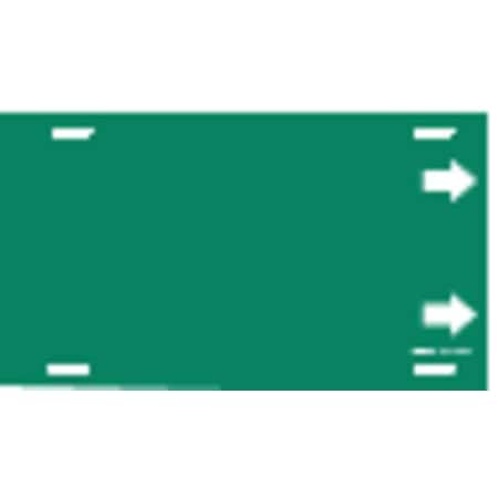 Pipe Marker, (Blank), Green, 10 to 15 In MPN:4011-H