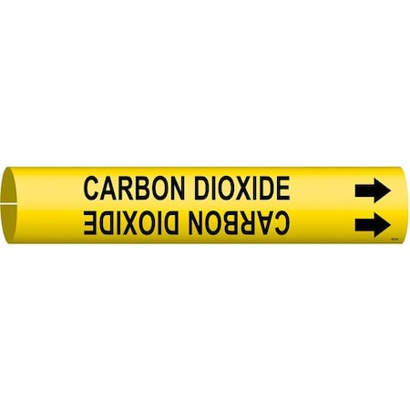 Pipe Marker, Carbon Dioxide, 3/4to1-3/8 In, 4019-A MPN:4019-A