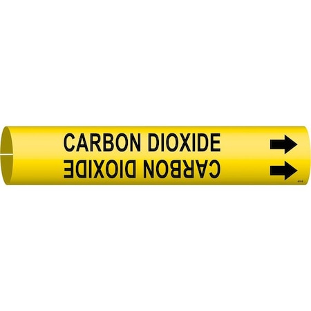 Pipe Mrkr, Carbon Dioxide, 1-1/2to2-3/8 In, 4019-B MPN:4019-B