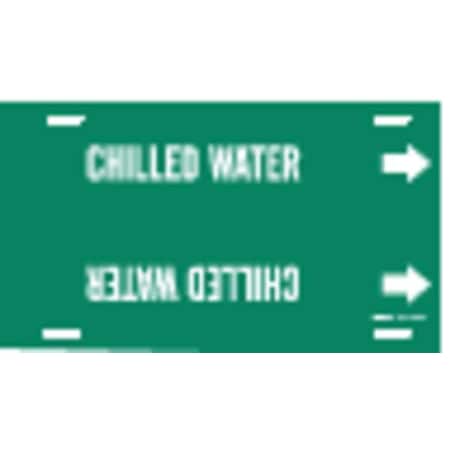 Pipe Marker, Chilled Water, Grn, 10 to15 In MPN:4022-H