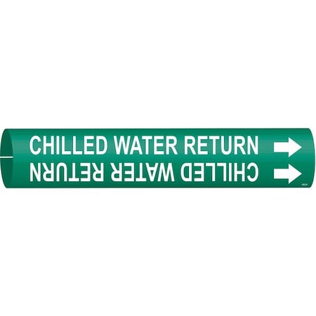Pipe Marker, Chilled Water Return, Green, 4023-B MPN:4023-B