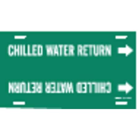 Pipe Mrkr, Chilled Water Return, 6 to7-7/8 MPN:4023-F