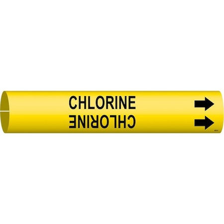 Pipe Mrkr, Chlorine, 2 13/16in H, 2 4/5in W MPN:4025-D