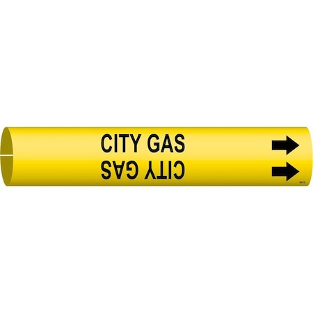 Pipe Mrkr, City Gas, 2 13/16in H, 2 4/5in W MPN:4027-D
