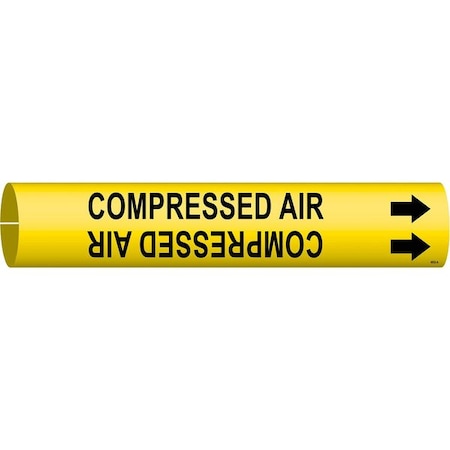 Pipe Marker, Compressed Air, 3/4to1-3/8 In MPN:4032-A
