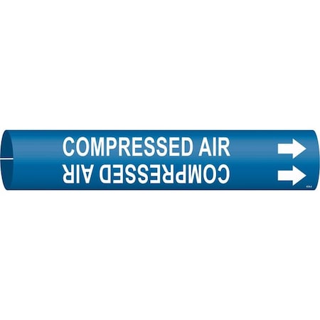 Pipe Mrkr, Comprssd Air, 13/16in H, 4/5in W MPN:4034-A