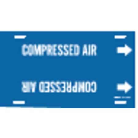 Pipe Marker, Compressed Air, Bl, 10 to15 In MPN:4034-H