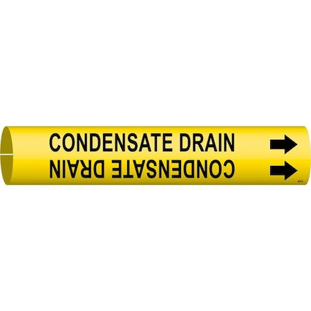 Pipe Mrkr, Condensate Drain, 3/4to1-3/8 In MPN:4036-A