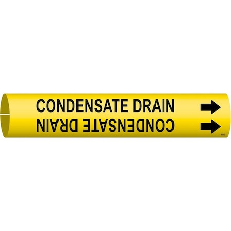 Pipe Mrkr, Condensate Drain, 2-1/2 to3-7/8 MPN:4036-C