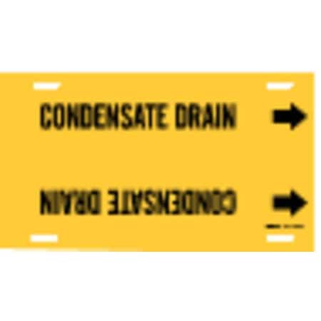 Pipe Marker, Condensate Drain, Y, 10to15 In MPN:4036-H