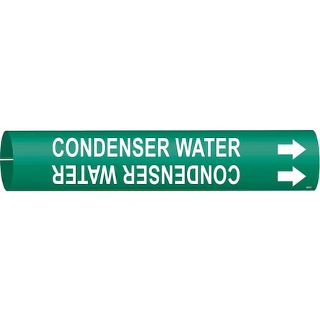 Pipe Mrkr, Condenser Water, 2-1/2to3-7/8In MPN:4039-C