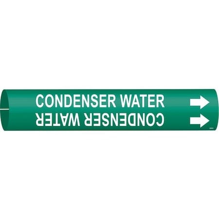 Pipe Marker, Condenser Water, Grn, 4 to6 In MPN:4039-D