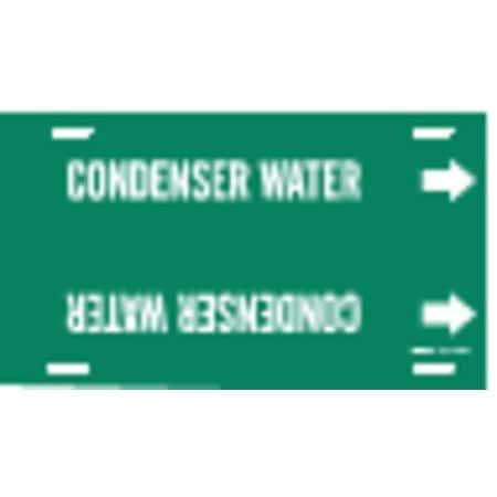 Pipe Marker, Condenser Water, 8in H, 16in W MPN:4039-F