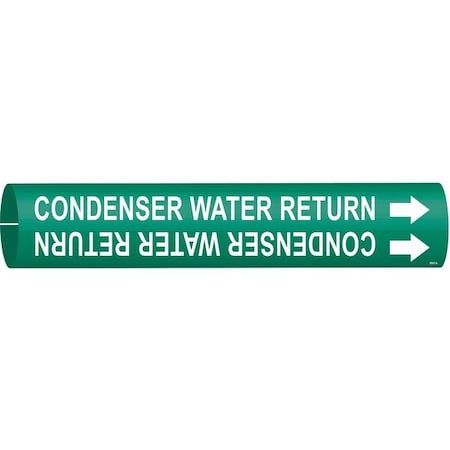 Pipe Marker, Condenser Water Return, Green, 4040-A MPN:4040-A