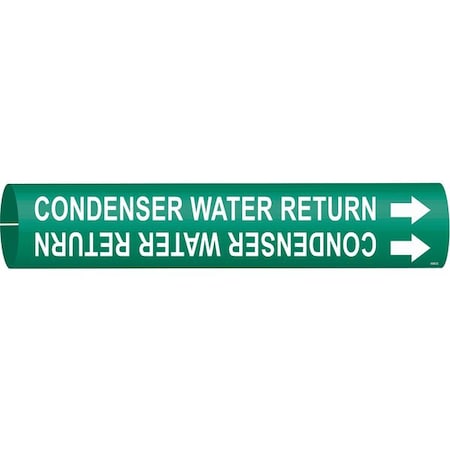 Pipe Mrkr, Condenser Water Return, 4to6 In MPN:4040-D