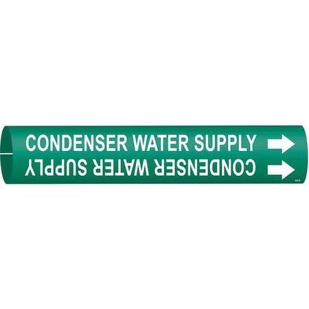 Pipe Marker, Condenser Water Supply, Green, 4041-A MPN:4041-A