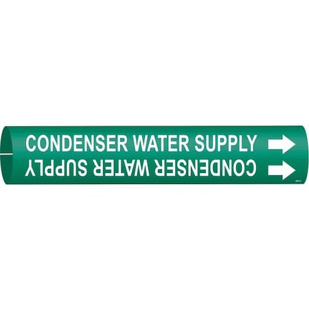 Pipe Mrkr, Condenser Water Supply, 4to6 In MPN:4041-D