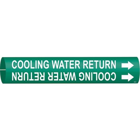 Pipe Marker, Cooling Water Return, Green, 4043-C MPN:4043-C