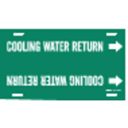 Pipe Mrkr, Cooling Water Return, 10to15 In MPN:4043-H
