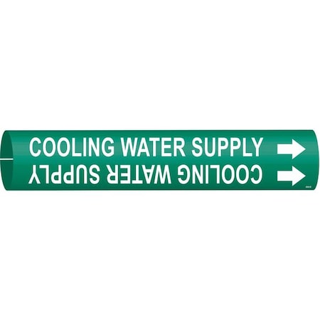 Pipe Marker, Cooling Water Supply, Green, 4044-B MPN:4044-B