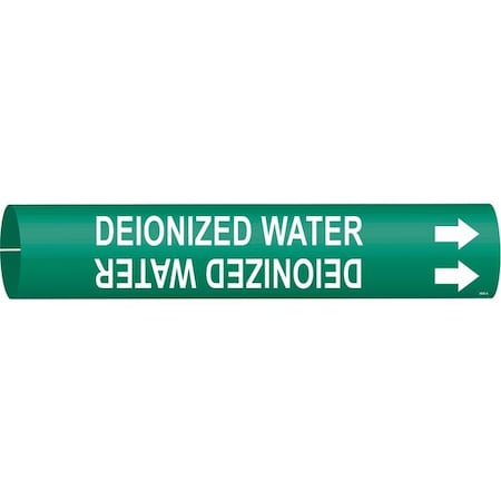 Pipe Mrkr, Deionzd Watr, 13/16in H, 4/5in W MPN:4046-A