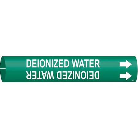 Pipe Mrkr, Deionized Water, 1-1/2to2-3/8In MPN:4046-B