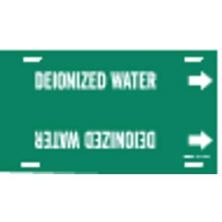 Pipe Marker, Deionized Water, 8in H, 16in W MPN:4046-F