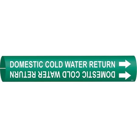 Pipe Mkr, Domestic Cold Water Return, 4to6 MPN:4049-D