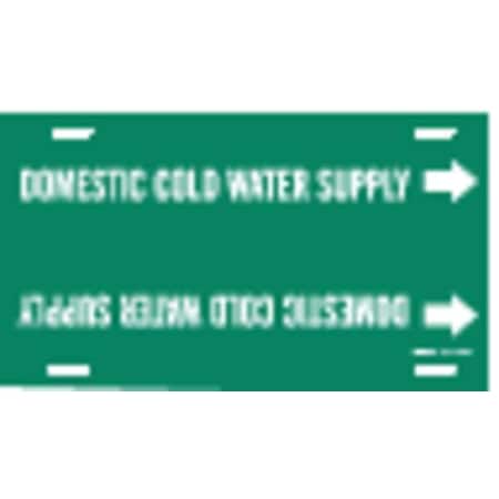 Pipe Marker, Domestic Cold Water Supply, 4050-H MPN:4050-H