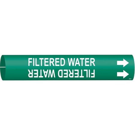 Pipe Mrkr, Filtered Water, 7/8in H, 7/8in W MPN:4058-B